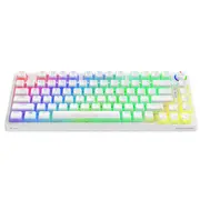 Klaviatūra Savio Wireless Mechanical Phenix White 75 Outemu Yellow Pro Pudding 5901986049319  Gat Yel Pud klaviatūra
