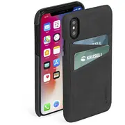 Krusell Sunne 2 Card Cover Apple iPhone Xs Max vintage black 7394090615040 61504  Joinedit26075122 maciņš apvalks mobilajam telefonam