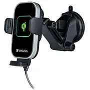 Lādētājs Verbatim Fwc-03 Qi Fast Wireless Car Charger 023942495543  49554V iekārtas lādētājs