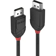 Lindy Displayport Kabel Black Line 1M  36491 kabelis video audio
