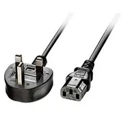 Lindy Iec-Netzkabel Uk Iec-320 C13 5A 3 Pin 2M  30433 kabelis vads