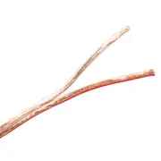 Logilink Lautsprecherkabel  2X2.50 mm2 25 m transparent Ca1084 kabelis video audio