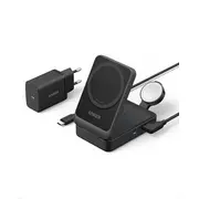 Magnetic Charger Anker Maggo 15W 3In1 Black  B2557311 iekārtas lādētājs