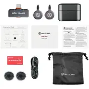 Mikrofon Hollyland Lark M2S Duo Wireless Lavalier Microphone with Usb-C Plug  Space Gray 6302 6976068117551 Joinedit76685833