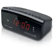 Muse M-12Cr radio Clock Digital Black  3700460200411 M 12Cr M-12 Cr radiopulksteņi