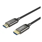 Optical cable Hdmi 2.1 Aoc Unitek C11085Gy01-30M  C11085Gy01 30M kabelis video audio