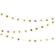 Party Deco Girlanda baner Gwiazdki zlota - 360 cm 1 szt. uniwersalny Parx1441 5900779114548  Joinedit37965806