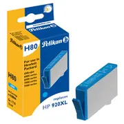 Patrone Hp Pelikan Cd972Ae - Hp920Xl comp. cyan  13Ml H80 4108944 Pelcd972Ae kārtridžs