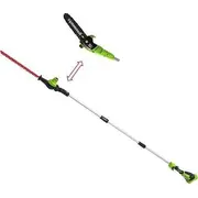 Pole saw/Hedge trimmer 24V Greenworks Gd40Psh - 1303907 
