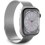 Puro Milanese Magnetic Band - Pasek ze stali nierdzewnej do Apple Watch 42/44/45/49 mm Srebrny Pumilaw44Sil 8018417441387  Joinedit63726642