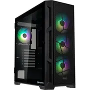 Raijintek Ponos Ultra Mesh Midi-Tower  Tempered Glass - schwarz 4715109924145 0R20B00226