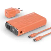 Realpower Powerbank Pb-20000 Set  orange 20.000Mah 390656 mobilā uzlādes iekārta