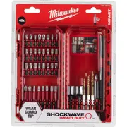 Shockwave bit/bitdrillshank set 40 items 4932492004 Milwaukee  4058546413712