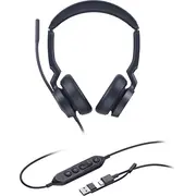 Sluchawki Yealink Uh46 Dual Uc Usb-C/A Zestaw sluchawkowy Przewodowa Opaska na glowe Biuro/Centrum telefoniczne Usb Type-C / Type-A Czar 1308183 6938818322578  Joinedit75032729