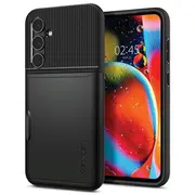 Spigen Galaxy S23 Fe Case Slim Armor Cs Black  Cover Samsung 2023 16.3 cm 6.4 8809896746946 Acs06377 maciņš apvalks mobilajam telefonam