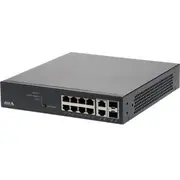 Switch  Axis Rack 1U 8X10Base-T / 100Base-Tx 1000Base-T 2X10/100/1000Base-T/Sfp combo 2Xsfp 8Xrj45 01191-002 01191 002 komutators
