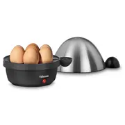 Tristar Ek-3076 Egg Boiler  stainless steel lid Suitable for 7 eggs Black Ek 3076 aksesuāri Mazās sadzīves tehnikas