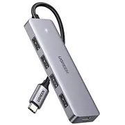 Ugreen 4In1 adapter Hub Usb-C to 4X Usb 3.0  Grey 70336B 64266 6957303805167