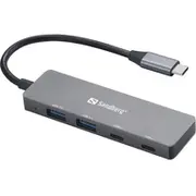 Usb-C to 2Xusb-A2Xusb-C Hub 136-50 5705730136504  136 50