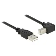 Usb Kabel Delock A - B St/St 0.50M 90  black 84809 kabelis