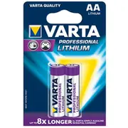 Varta Professional Lithium Batterie Mignon Aa L91 2 Stuck Blister  06106 301 402 06106301402 Baterija
