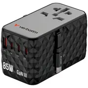 Verbatim Charge N Travel Gan Iii Global 4Xusb-C Pd 3.0 Qc 4 70W  1Xusb-A 60W 32127 0023942321279 14197320 adapteris