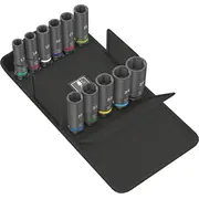 Wera 8790 C Impaktor Deep Set 1  11 pieces socket wrench Black 1/2 in textile box 05004841001 1870832
