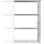 Cinkotu metāla plauktu papildsekcija, 3028X900X800, 4 plaukti