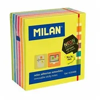 Līmlapiņas 76X76Mm,  400 lap. 6 neona krāsas Milan
