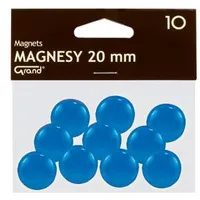 Magnēti 20 mm,  zila krāsa Pl