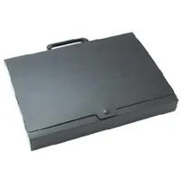 Mape portfelis Multi-S A4/45Mm ar pogu,  melna krāsa