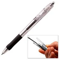 Pildspalva lodīšu Zebra Tapli Clip 0.5Mm melna