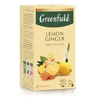 Greenfield Lemon Ginger zāļu tēja 20X1.5G