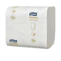 Tualetes papīrs salvetēs Tork Premium Extra Soft T3,  2 slāņi