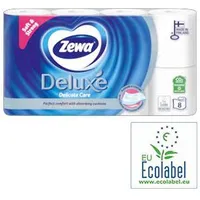 Tualetes papīrs Zewa Deluxe Delicate Care 3 kārtu,  8 ruļļi