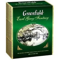 Greenfield Earl Grey Fantasy melnā tēja 100X2G