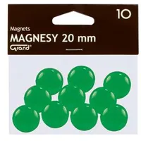 Magnēti 20 mm,  zaļa krāsa Pl