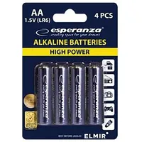 Baterijas Aa Lr6 1.5V Alkaline Esperanza cena par 4Gab.