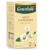Greenfield Mint Camomile zāļu tēja 20X1, 5G.