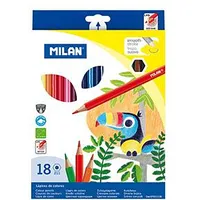 Zīmuļi krāsainie 18 krāsas Milan