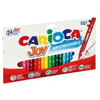 Flomāsteri 24 krāsas Carioca Joy,  kartona Slim iepakojums