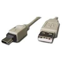 Kabelis Usb A/M - Mini Usb5P/M  retract.