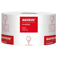 Tualetes papīrs Classic Katrin Gigant S2,  200M, 2 sl. balts