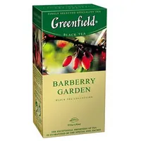 Greenfield Barberry Garden melnā tēja 25X1, 5Gr.