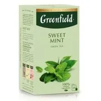 Greenfield Sweet Mint zaļā tēja 20X1, 7G.