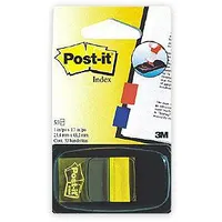 Indeksi 3M Post-It 680-5 dzelteni 25X43Mm/50L.