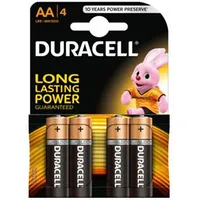 Baterijas Aa Lr6 Duracel Alcaline 1.5V cena par 4Gab.