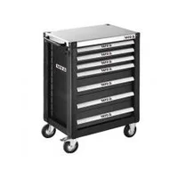 Yato Auto instrumentu komplekts Roller Cabinet 7 Drawers, Steel Worktop the amount of packaging 1