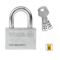 Vorel Piekaramā slēdzene 40 mm, 4 atslēgas
 atslegas
