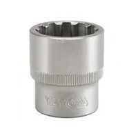 Yato Spline Socket 1/2, 10 mm Crv50Bv3012Calasize Mm 10Pieces in pack 100Diameter D1 16